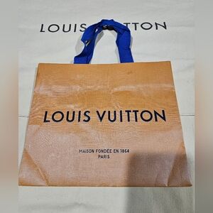 Louis Vuitton Huge Dustbag L:21.5"×H:24.5" &  Small LV Shopping Bag